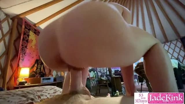 Submissive Cowgirl Riding Without Condom - Take off the Condom Pmv Clip