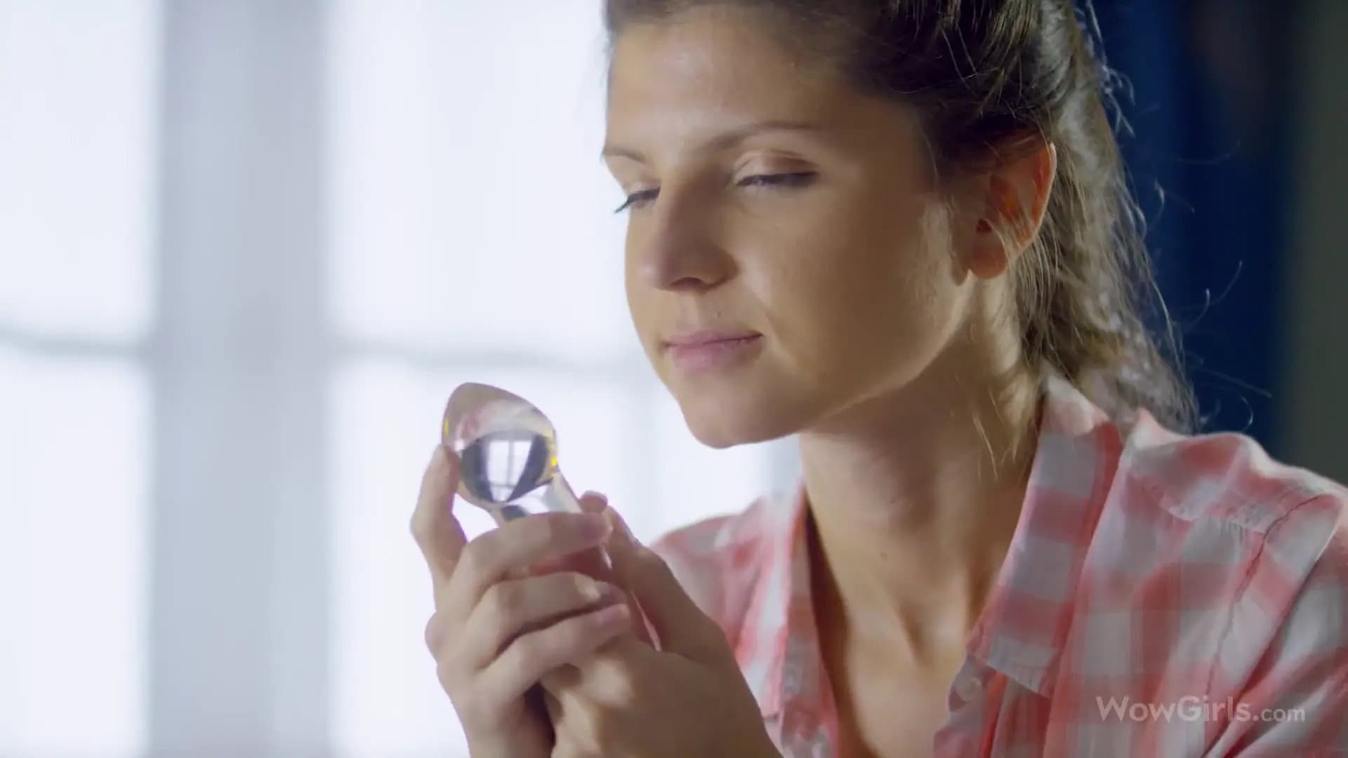 Gina Gerson's Sensual Anal Discovery with Big Glass Toy