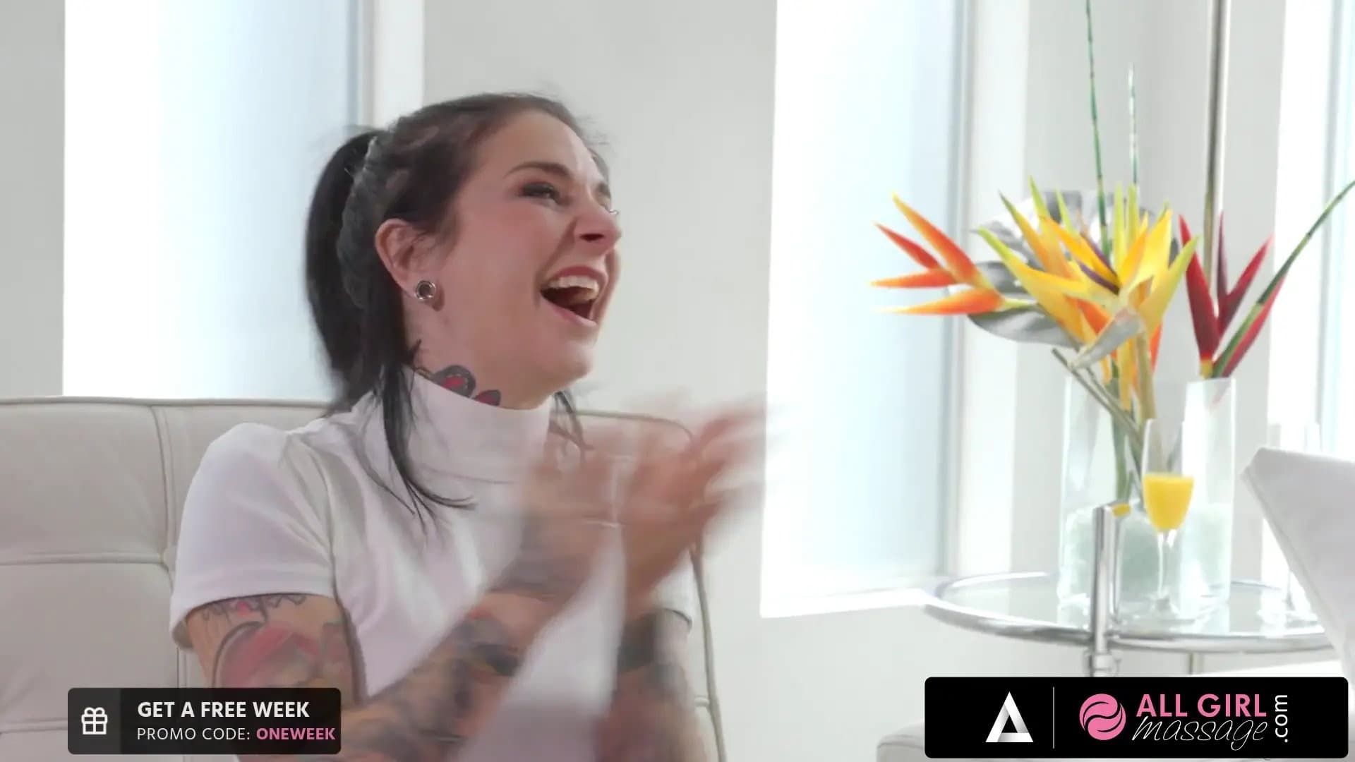 Saleswoman Angela White Goes Wild on Karla Kush During Passion Party