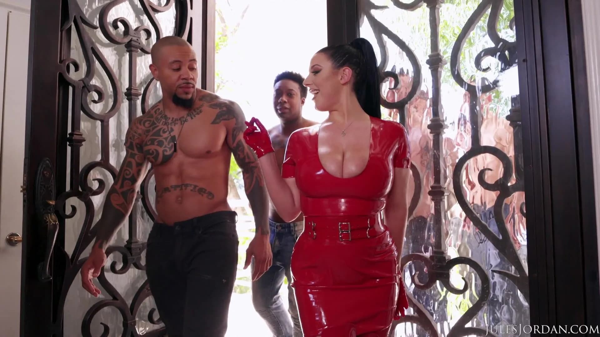 Swarmed by 13 Guys: Her Biggest Blowbang Ever with Angela White