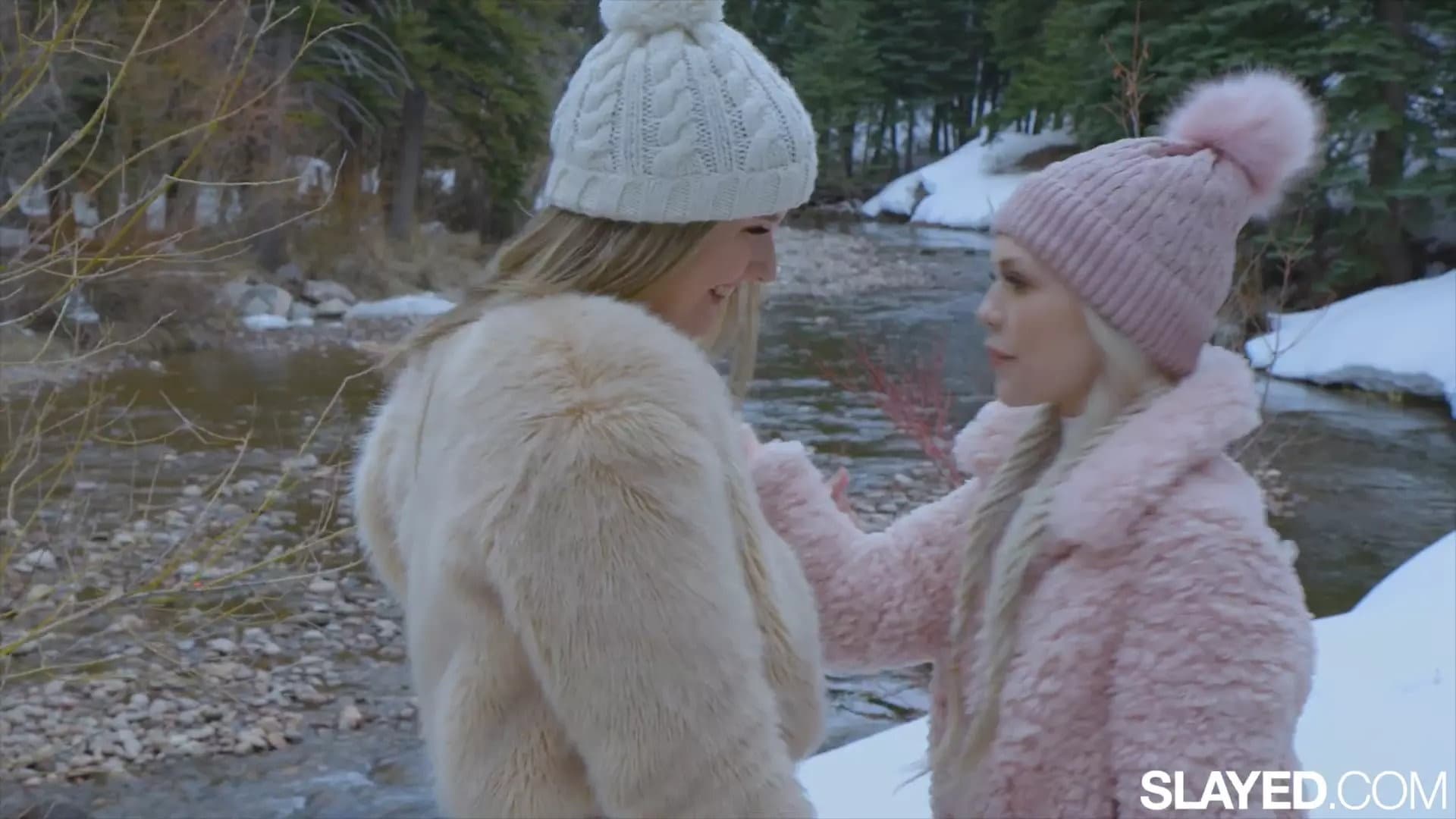 Snow Bunnies Mia and Alex have Insatiable Appetites