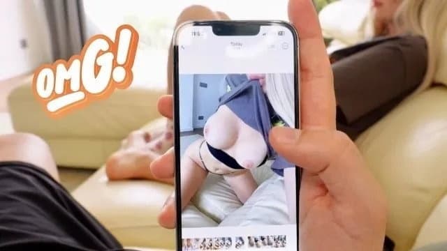 I Found My Stepsister's Nudes in Her Gallery.. She is such a Slut!