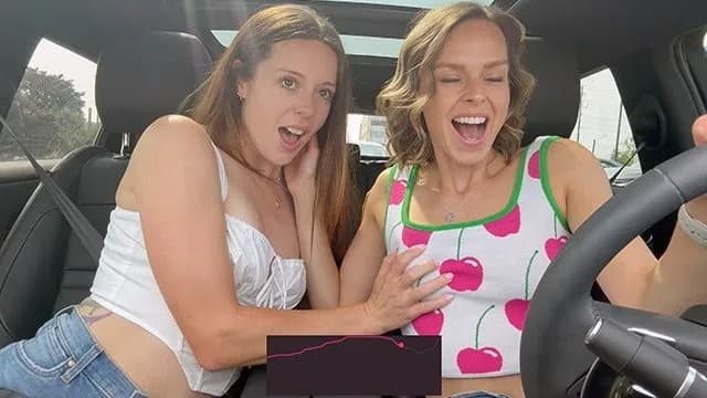 Nadia Foxx & Serenity Cox’s Public Lush Vibrator Adventure