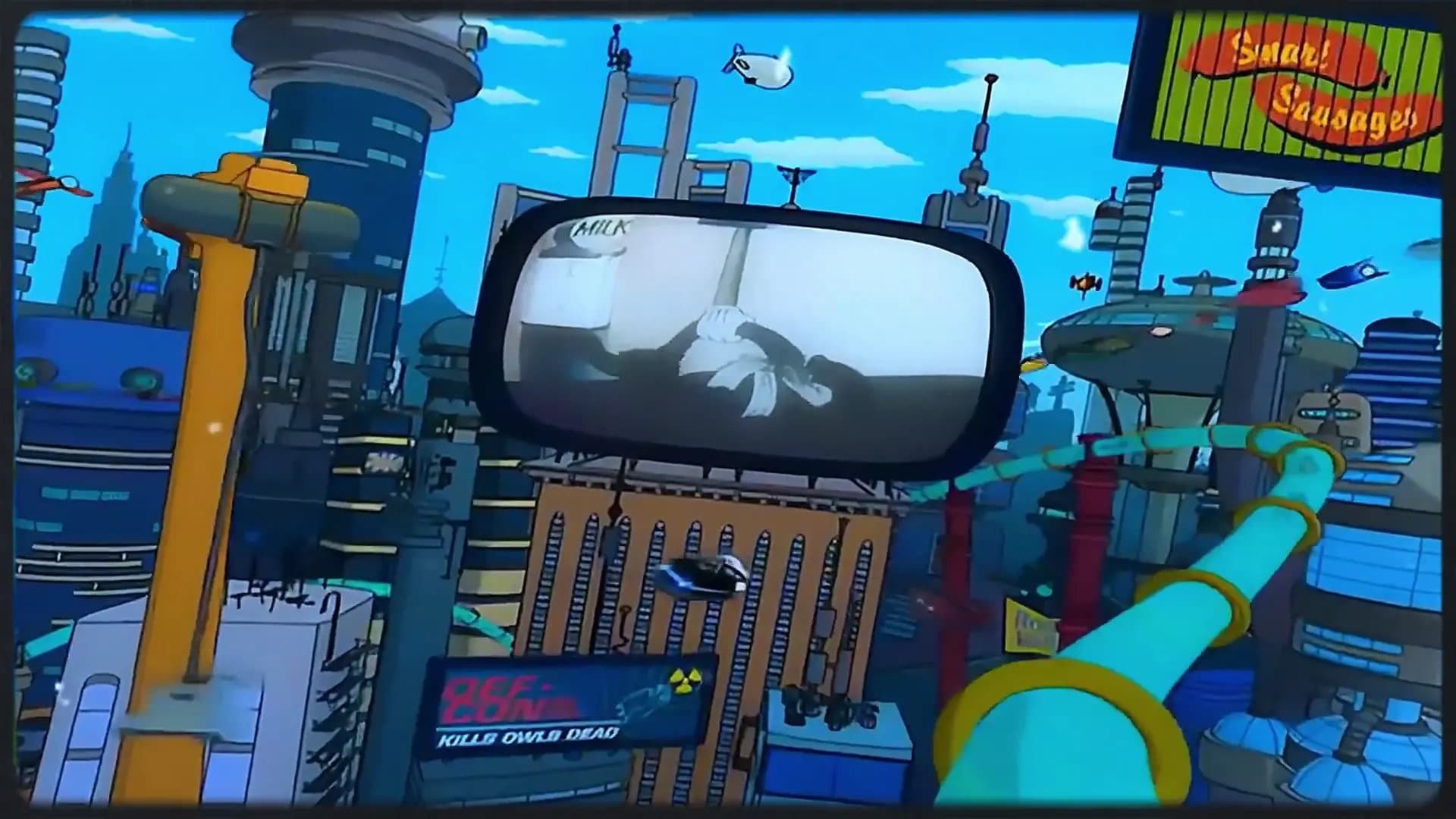 Brain Slug Controlled Leela Gets a Double Cumshot from Fry