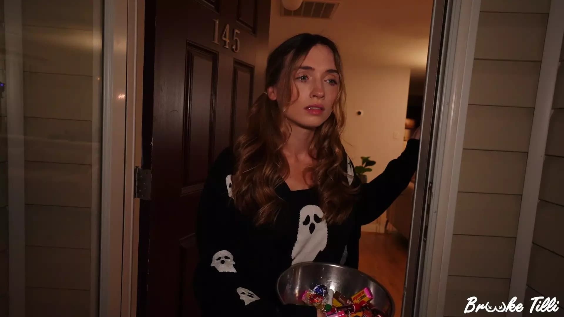 Home Intruder Fucks Me Hard While My Boyfriend Is Busy on Halloween Night