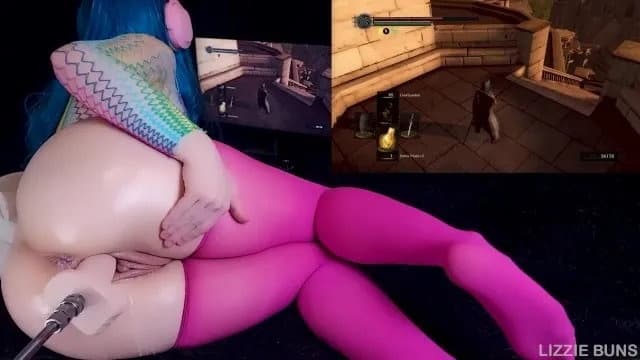 Dark Souls Fuck Machine Challenge #11 - Iron Golem (cumming and Squirting at)