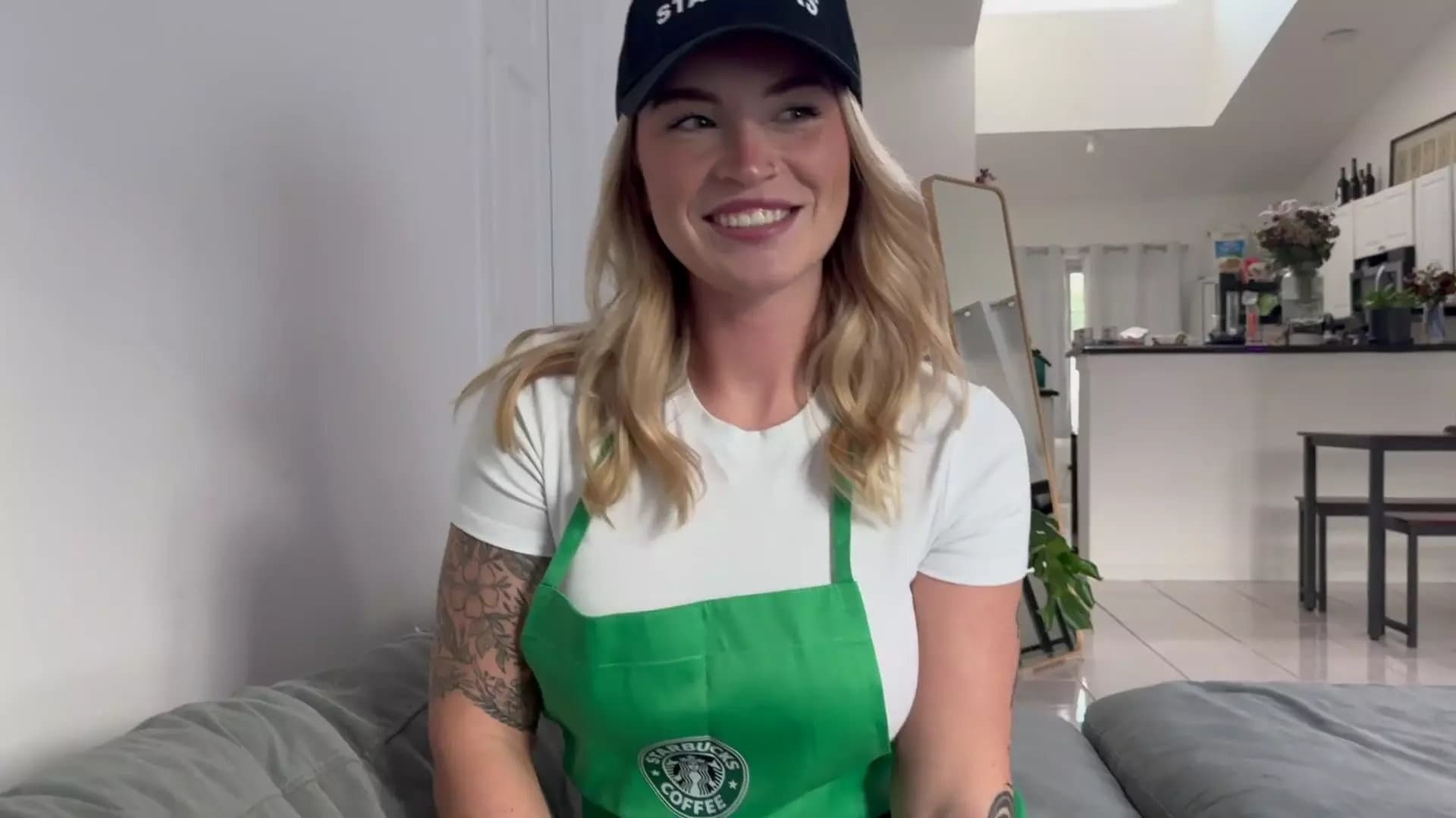 Barista Girl Cheats on Boyfriend While He’s at Work – Zoe Neli’s Forbidden Affair