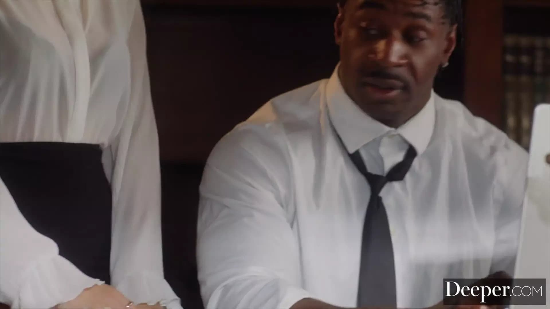 Naughty Secretary Valentina Rides Her Boss' BBC