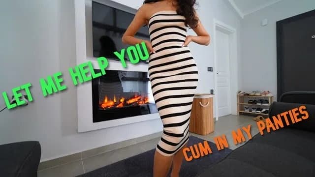 Sexy Stepmom Caught Her Stepson Jerking off Her Panties