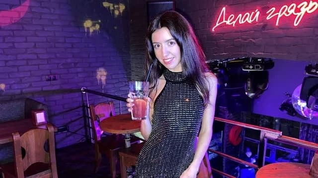 Public Pickup in a Nightclub and Wild Sex with Bondage Creampie